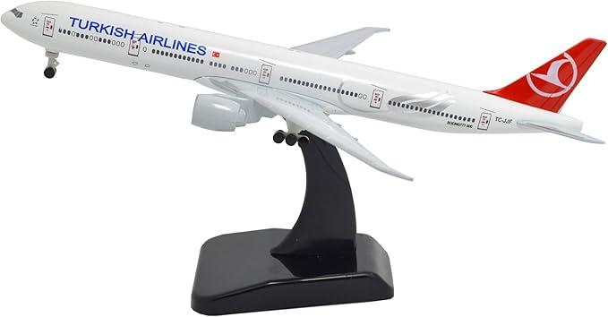 Turkish Airlines Boeing B777 Model Plane – Premium Metal Display with Stand