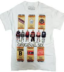 Authentic VINTAGE 1991 NHL ORIGINAL SIX Shirt S Boston/Detroit/Montreal/Toronto